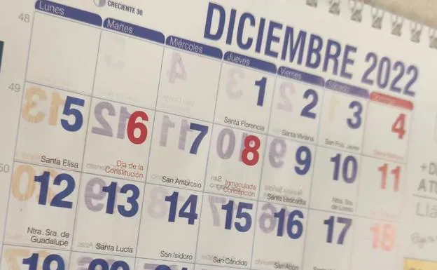 Calendario Laboral: Dónde Es Festivo El 26 De Diciembre Y 2 De Enero ...